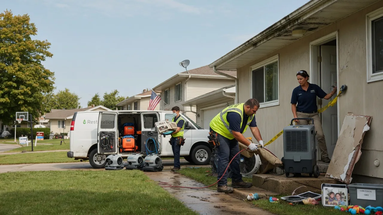 Water Damage Restoration in Bellville, TX near me